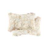 12" X 20" X 5" Gradient Tan Faux  Pillow 2 Pack - Homeroots