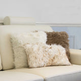 12" X 20" X 5" Gradient Tan Faux  Pillow 2 Pack - Homeroots