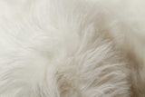72" Off White Circular Faux Fur Area Rug - Homeroots - Flyclothing LLC