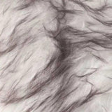 Set of Two 18" Chocolate Faux Fur Throw Pillow - Homeroots