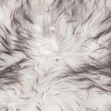 Set of Two 12" X 20" Chocolate Faux Fur Throw Pillow - Homeroots