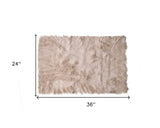 2' X 3' Taupe Animal Print Area Rug - Homeroots - Flyclothing LLC