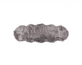 2' X 6' Gray Sheepskin Double - Area Rug - Homeroots - Flyclothing LLC