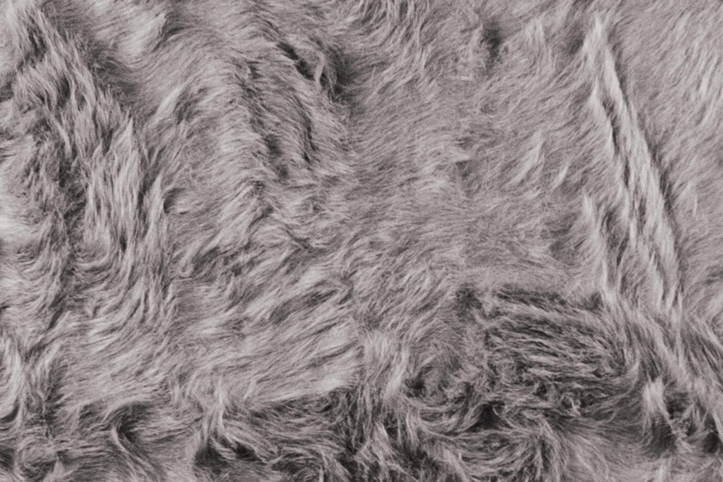 2' X 6' Gray Sheepskin Double - Area Rug - Homeroots - Flyclothing LLC