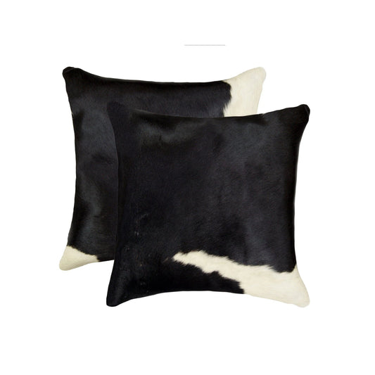 18" X 18" X 5" Black And White  Pillow 2 Pack - Homeroots