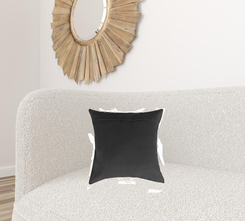 18" X 18" X 5" Black And White Pillow 2 Pack - Homeroots - Flyclothing LLC