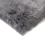 17" X 17" Gray Synthetic Solid Color Pad - Homeroots