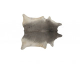 60" X 84" Gray Cowhide - Area Rug - Homeroots