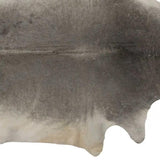 60" X 84" Gray Cowhide - Area Rug - Homeroots