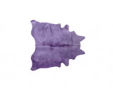 60" X 84" Purple Cowhide - Area Rug - Homeroots