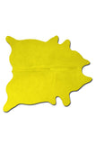 60" X 84" Yellow Cowhide - Area Rug - Homeroots