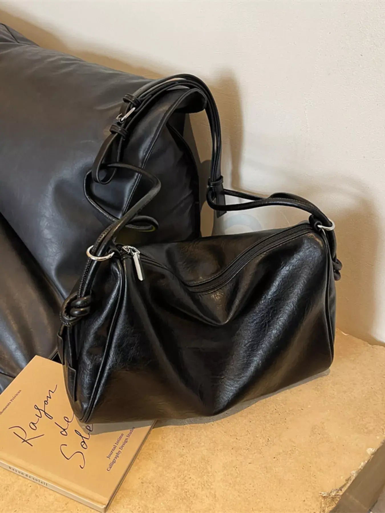 Vintage Style Leather Crossbody Bag - Trendsi - Flyclothing LLC