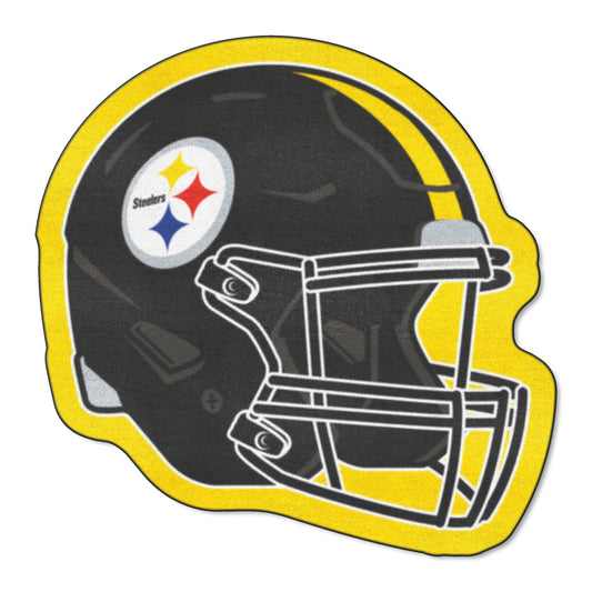 Pittsburgh Steelers Mascot Helmet Rug - Pittsburgh Steelers