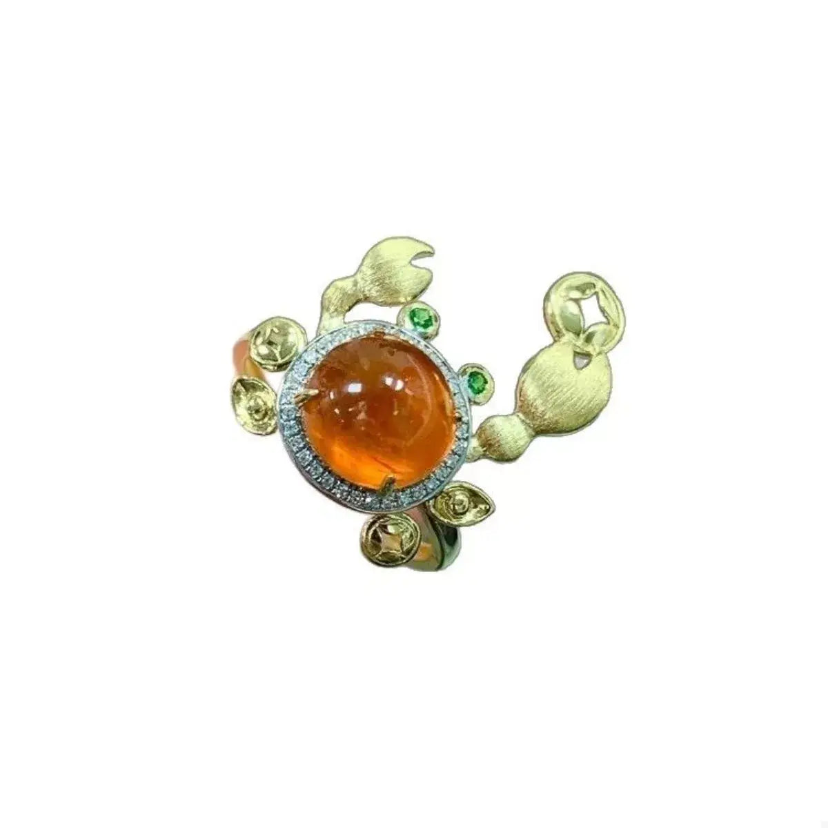 18K Gold-Plated Crab Ring - Trendsi - Flyclothing LLC