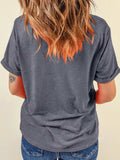 PICKLEBALLER Playful Bats Printed Casual T Shirt - Trendsi - Flyclothing LLC
