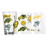 North Dakota State 16oz Native Pint Glass