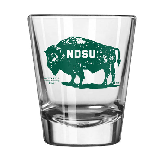 North Dakota State 2oz Retro Shot Glass - Logo Brands - Flyclothing LLC