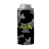 ND State Black Camo 12oz Slim Can Coolie