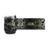 ND State Leopard 16oz Black Powdercoat Curved Beverage