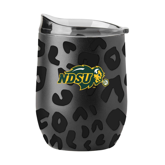 ND State Leopard 16oz Black Powdercoat Curved Beverage - Logo Brands - Flyclothing LLC
