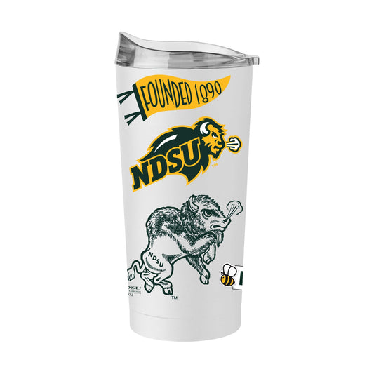 North Dakota State 20oz Native Powder Coat Tumbler - Logo Brands - Flyclothing LLC