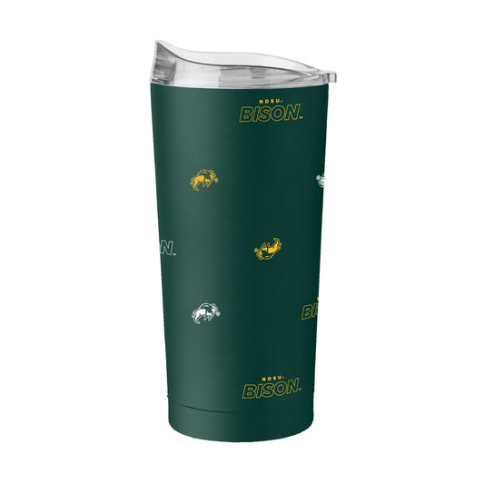 North Dakota State 20oz Step And Repeat Powder Coat Tumbler - Logo Brands - Flyclothing LLC