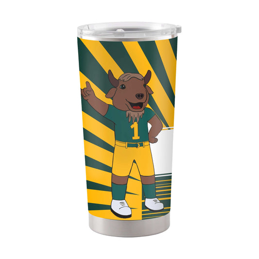 North Dakota State 20oz Mascot Stainless Tumbler - Logo Brands - Flyclothing LLC