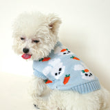 Bowknot Dog Clothes Cat Costume Hollow Knit Dog Sweater - My Store - Flyclothing LLC