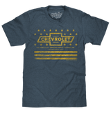 Chevrolet Yellow Stars & Stripes T-Shirt - Gray