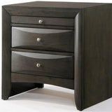 26" Rectangular Two Drawers With Solid Wood Top - Homeroots
