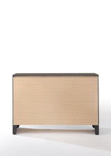 59" Gray Solid Wood Standard Dresser/Chest - Homeroots - Flyclothing LLC