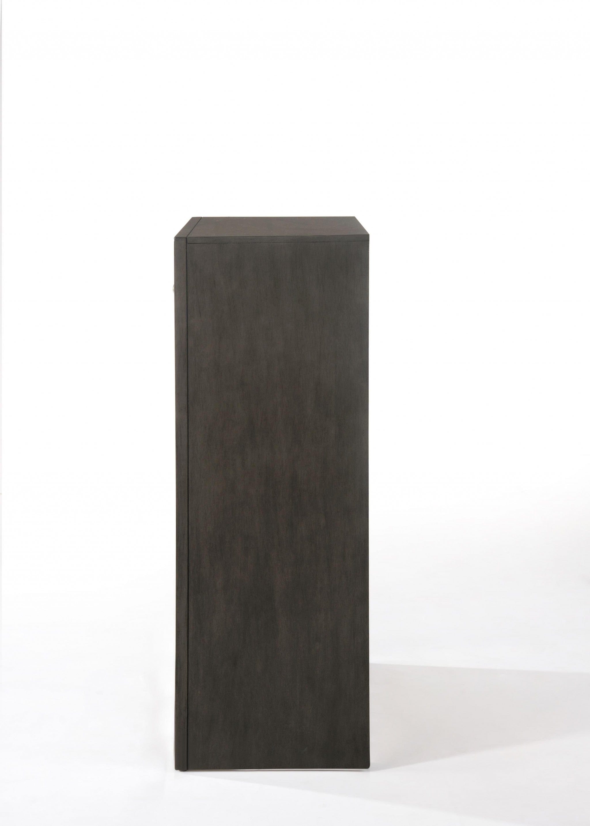 32" Gray Solid Wood - Homeroots - Flyclothing LLC