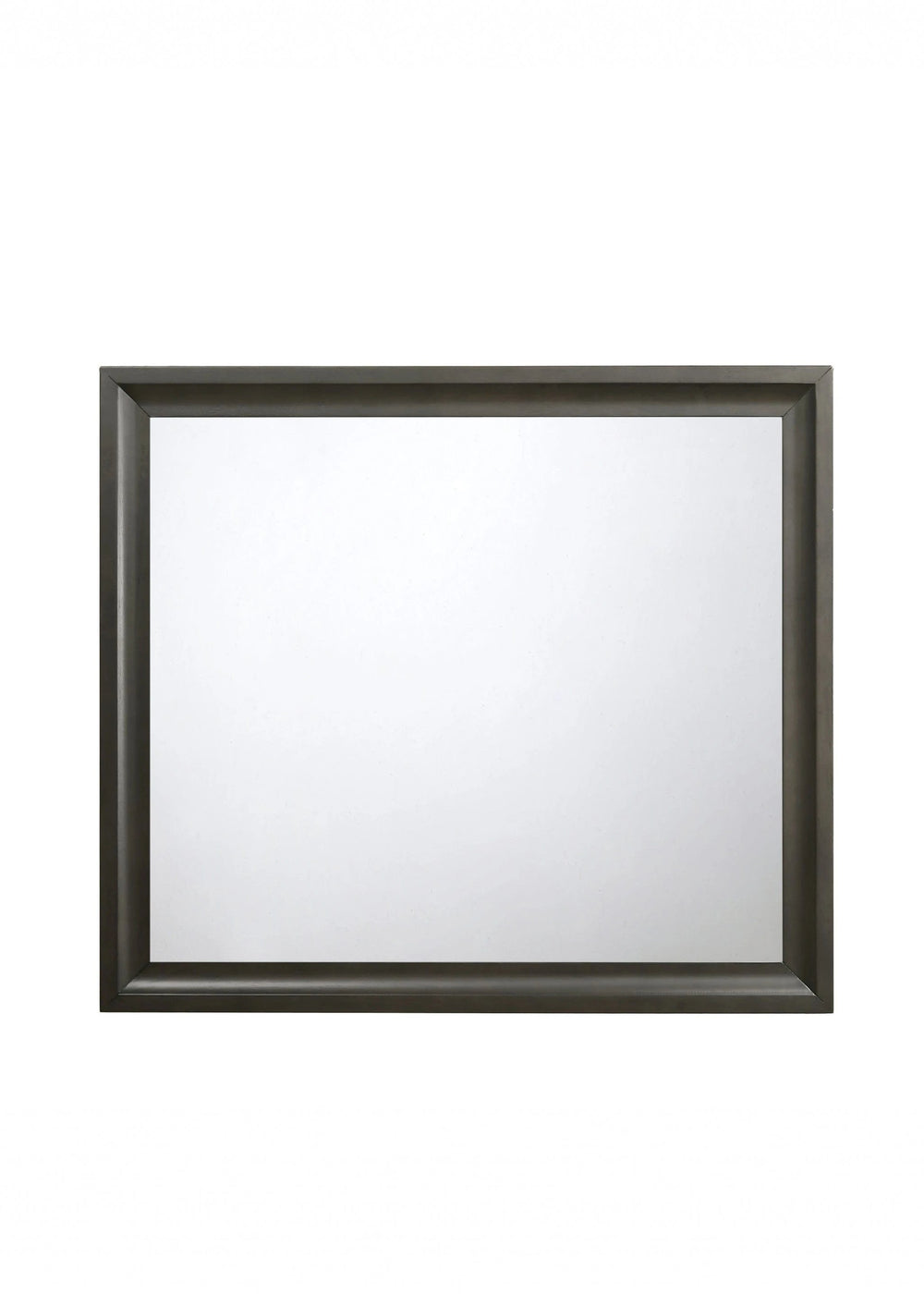 35" Gray Framed Accent Mirror - Homeroots - Flyclothing LLC