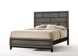Gray Solid Wood Bed Frame - Homeroots