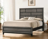 Gray Solid Wood Bed Frame - Homeroots - Flyclothing LLC