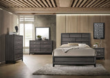 25" Gray Two Drawers Nightstand - Homeroots - Flyclothing LLC