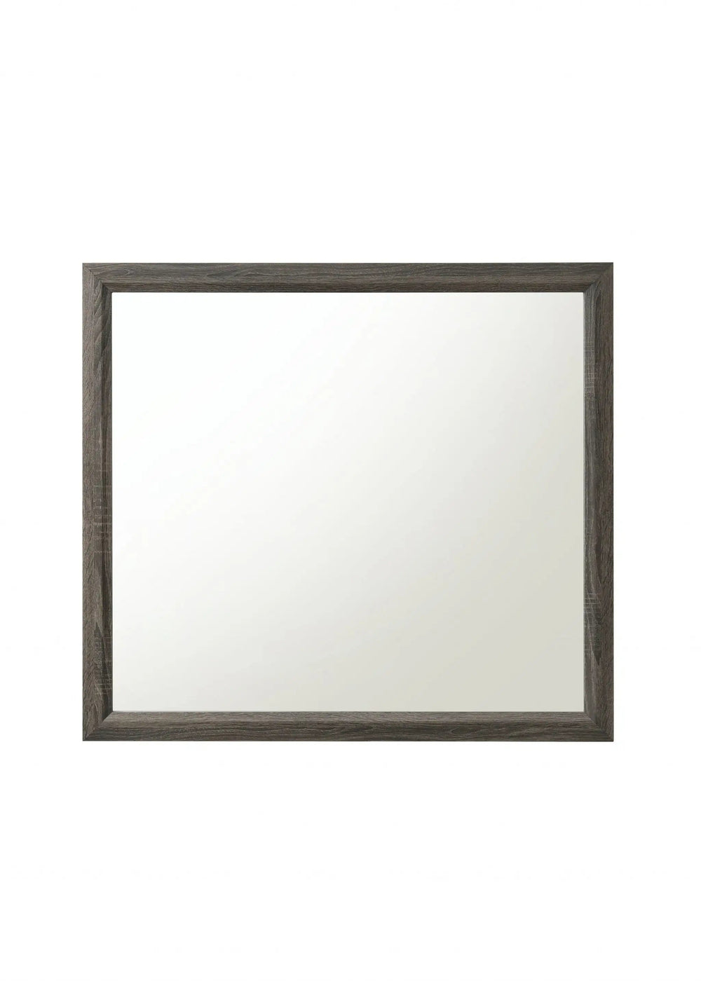 35" Rectangle Wall Mounted Accent Mirror With Frame - Homeroots - Flyclothing LLC