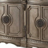 68" Champagne Solid Wood Two Drawer Sideboard - Homeroots