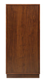 24" Brown Standard Display Stand With Three Drawers - Homeroots