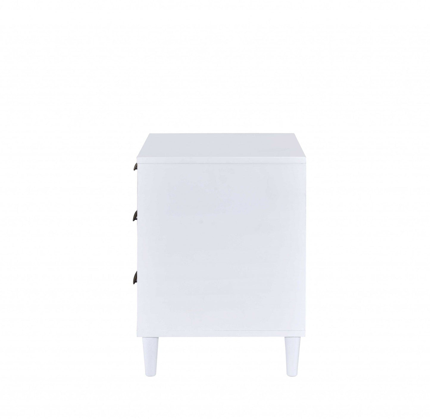 21" Brown Three Drawers Nightstand - Homeroots - Flyclothing LLC