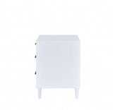 21" Brown Three Drawers Nightstand - Homeroots