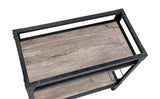 32" X 16" X 31" Black Metal Serving Cart - Homeroots - Flyclothing LLC