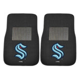 Seattle Kraken Embroidered Car Mat Set - 2 Pieces - Seattle Kraken