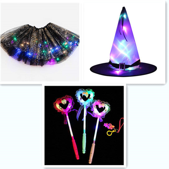 Magical & Luminous LED Princess Halloween Tutu Skirt Sequins Shiny Skirt - My Store - Flyclothing LLC