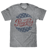 Pepsi Cola Stars T-Shirt - Gray