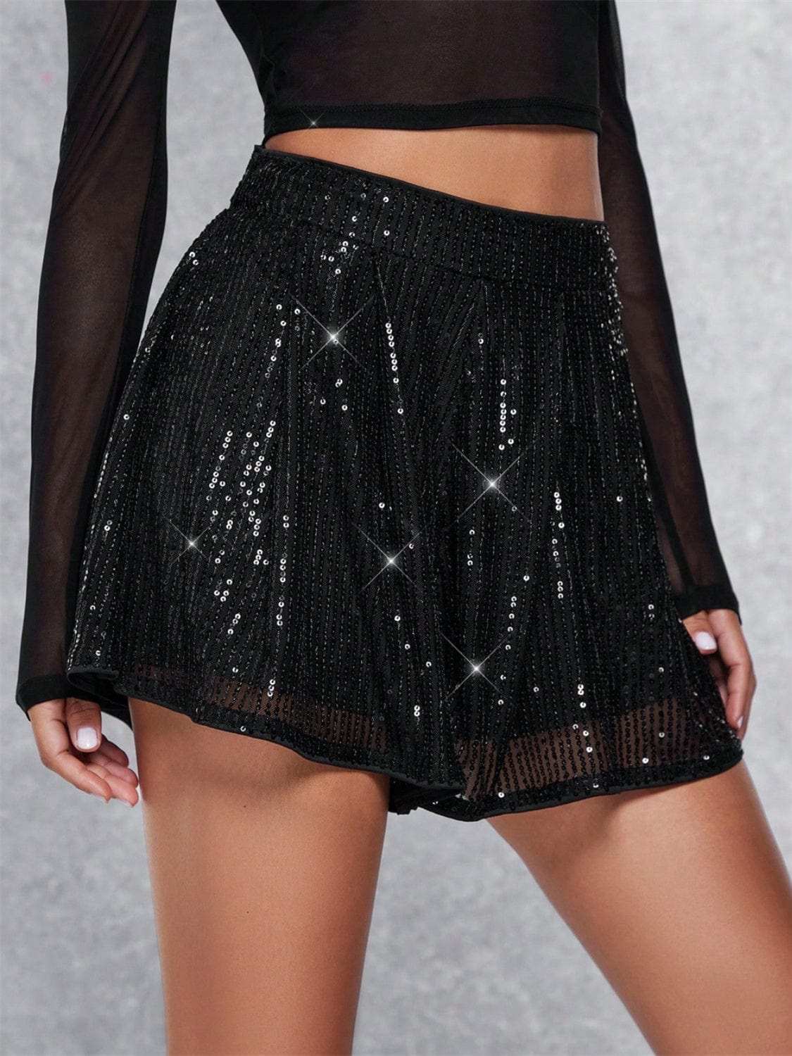 Sequin Mini Skirt - Trendsi - Flyclothing LLC