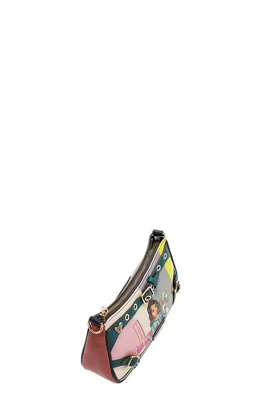 Nicole Lee USA Crescent Shaped Crossbody Bag - Trendsi - Flyclothing LLC