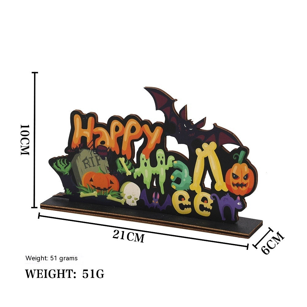 Halloween Wooden Decoration Decorations Festival - My Store - Flyclothing LLC