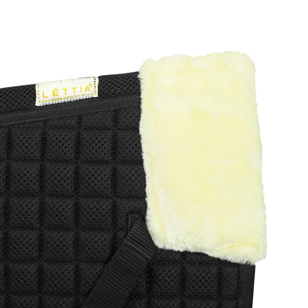 Lettia Coolmax Sherpa Quilted Half Pad w/ Trim - Breeches.com - Flyclothing LLC