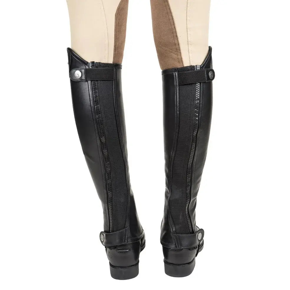Lettia Adult London Leather Half Chaps - Breeches.com - Flyclothing LLC